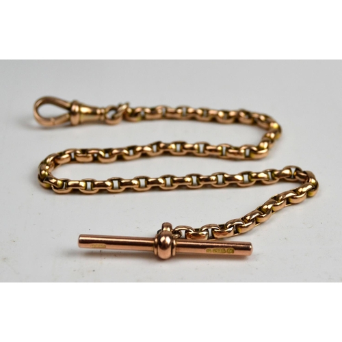 1219 - 9ct Gold watch-chain - 12.5g