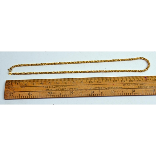 1233 - 14ct Gold necklace - 10.2g