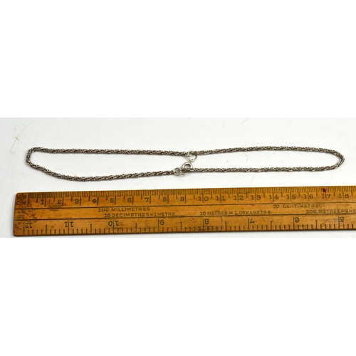 1259 - Hallmarked silver necklace