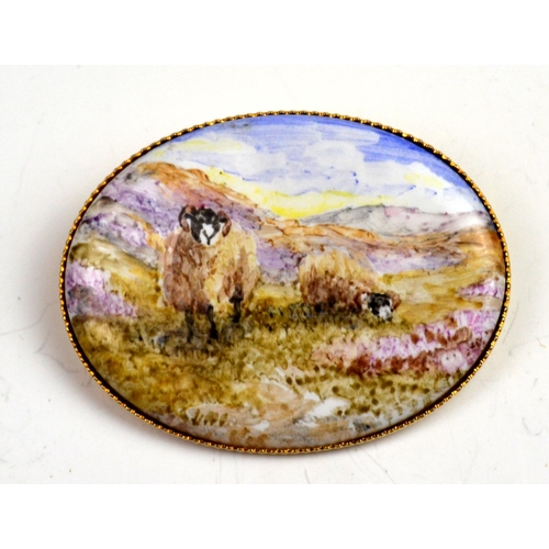 1292 - Janice Daughter sheep brooch