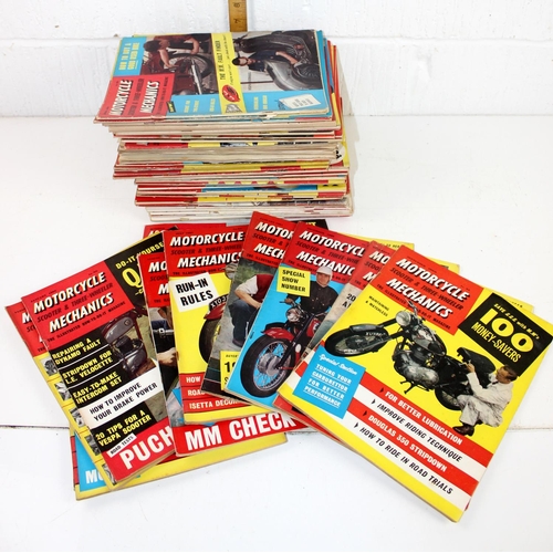 1556 - Large qty of Motorcycle Mechanics magazines c.1960's