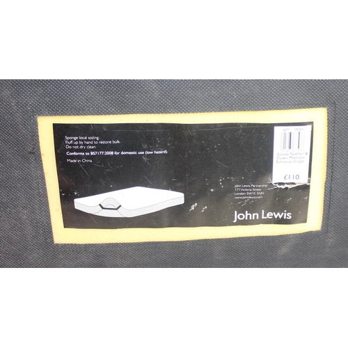 1714 - John Lewis mattress topper and other misc