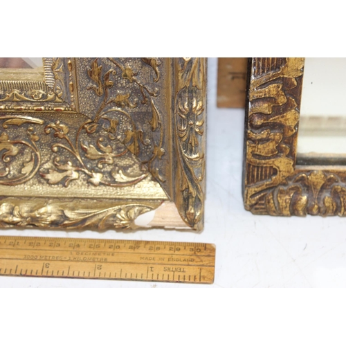 368 - 2 antique style gilt framed mirrors