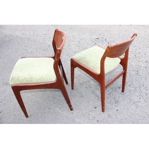 12 - A pair of retro dining chairs