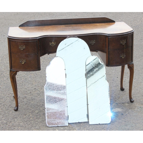 18 - Art Deco dressing table with triple mirror