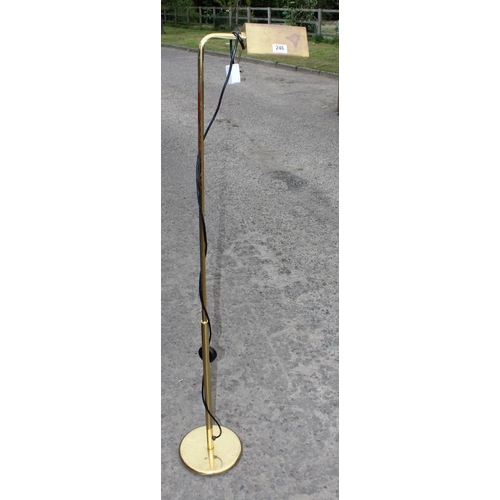 246 - Art Deco style brass lamp