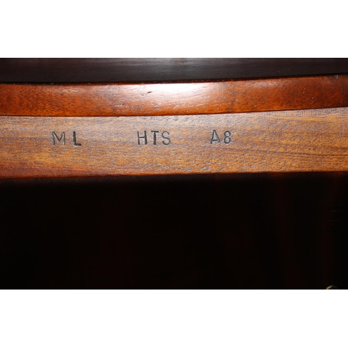 119 - A modern Mahogany hall table with drawer - excellent quality