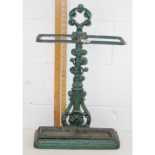 120 - Cast iron umbrella or stick stand