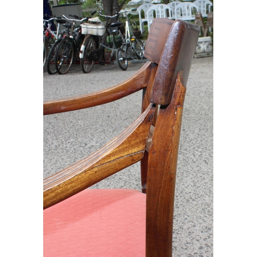 128 - 2 Georgian armchairs