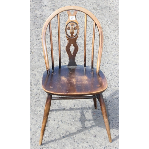 27 - Vintage Ercol chair