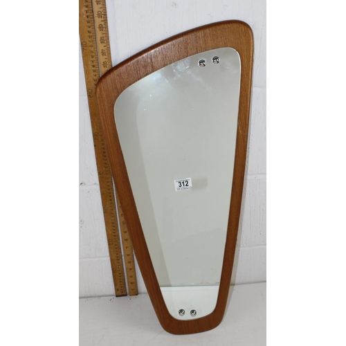 312 - Retro wall mirror