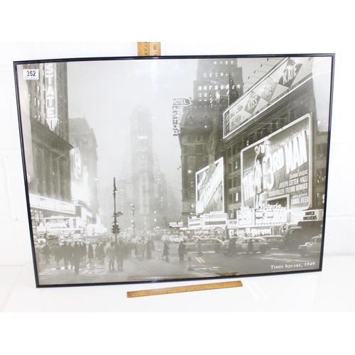 352 - Print of Time Square, New York