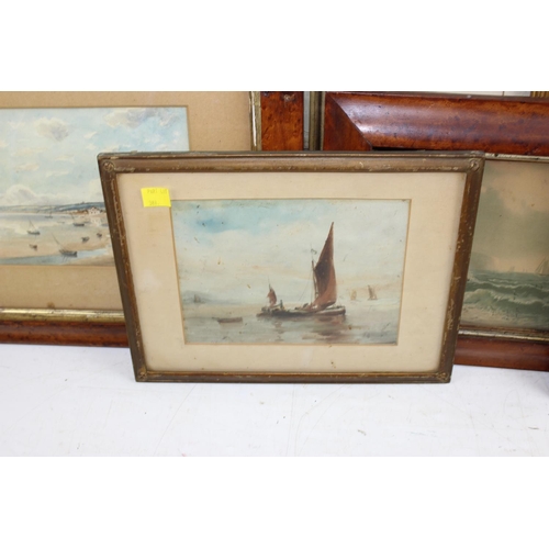 388 - A qty of antique original paintings mostly in antique frames