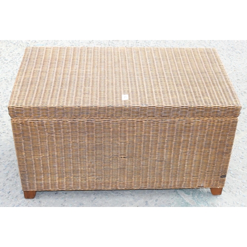 43 - Wicker Ottoman/ Blanket Box