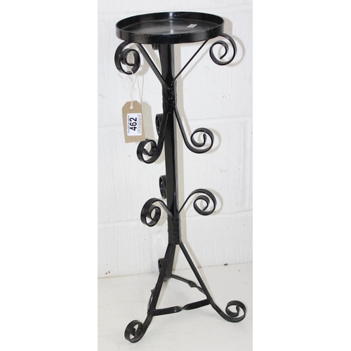 462 - Wrought iron plant stand