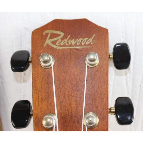 560 - Redwood ukulele - This lot is being sold on behalf of Sue Ryder