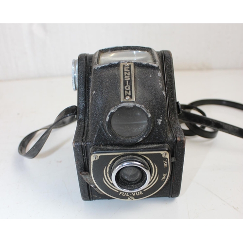 606 - Qty of vintage cameras etc to inc Ensign Ful-Vue