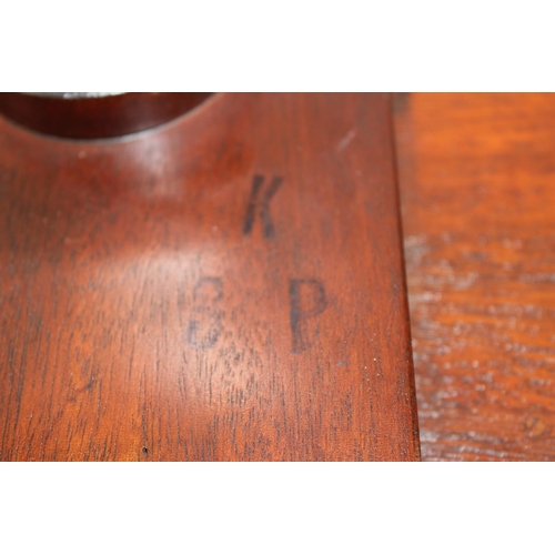 87 - Modern Mahogany wine table