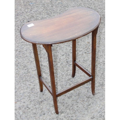 94 - Edwardian kidney shaped side table