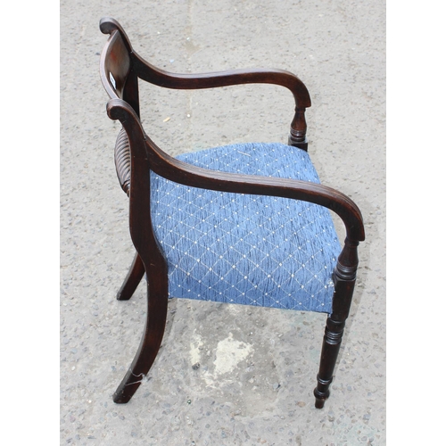 96 - Georgian armchair