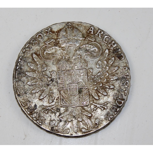 1314 - Maria Thaler Theresia silver coin 3/4