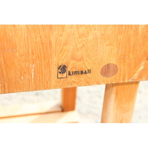 153 - Kimsall wooden butchers block