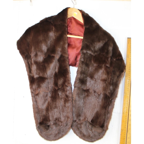 218 - 3 vintage fur stoles/ jackets