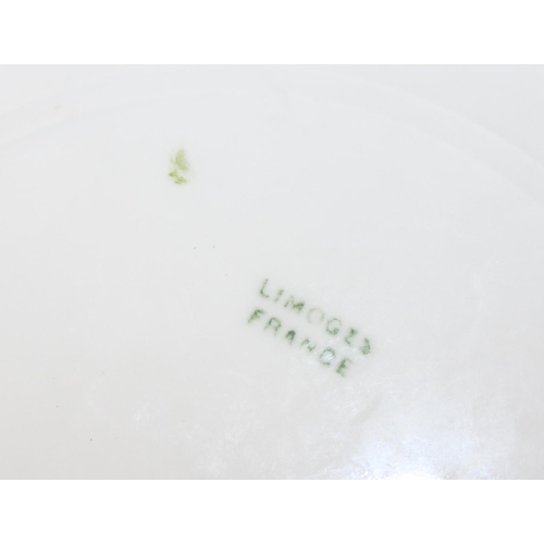 1933 - A huge qty of Limoges ceramics items to inc an early 20th century set of dessert plates with floral ... 