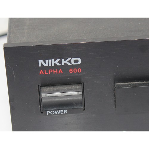 701 - Nikko Alpha 600 power amplifier