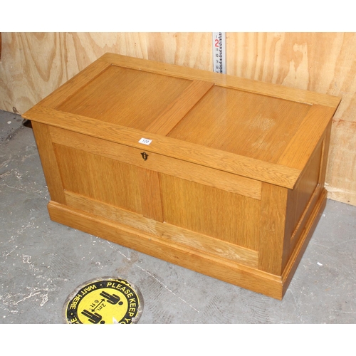 120 - Oak blanket box by Laura Ashely
