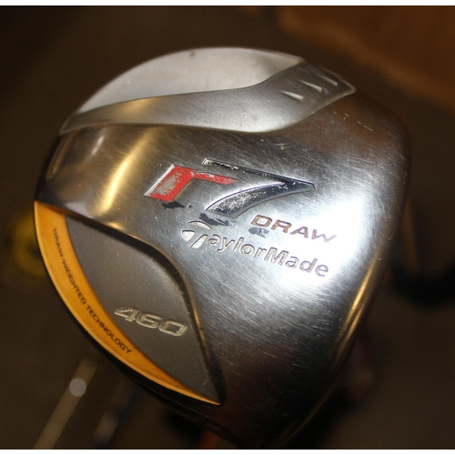 658 - Qty of assorted graphite shafted drivers and woods, Vokey wedge etc