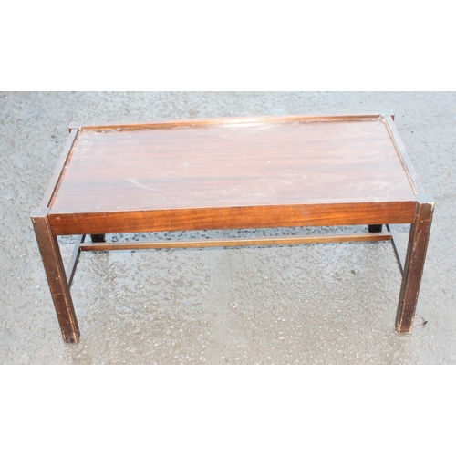 164 - An antique style folding butler's tray top table