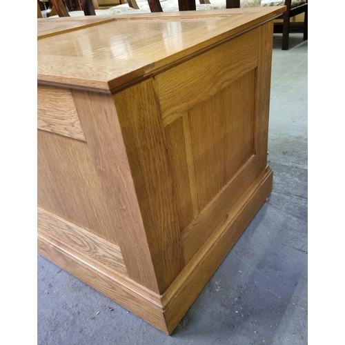 120 - Oak blanket box by Laura Ashely