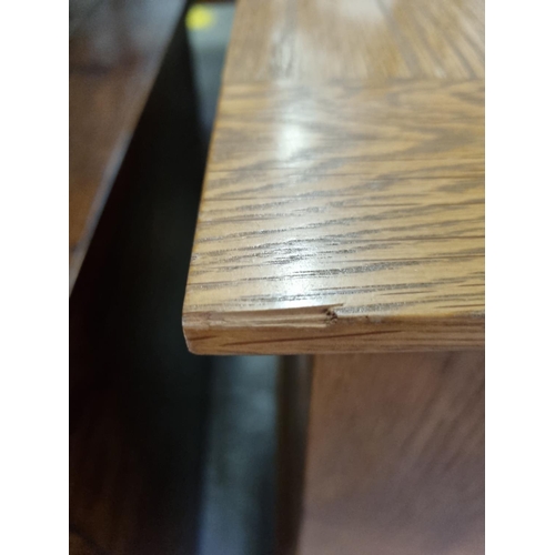 120 - Oak blanket box by Laura Ashely