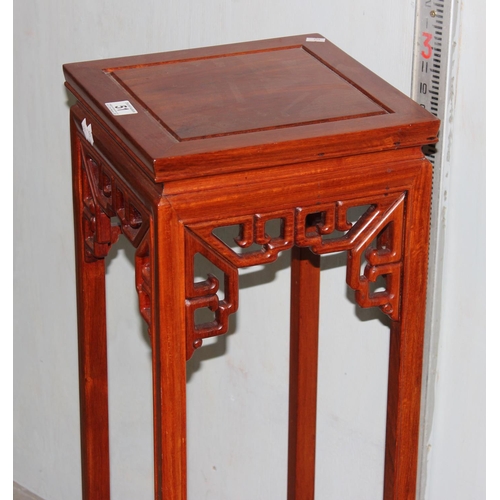 51 - A 20th century Chinese carved wooden Jardinière stand