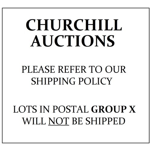 1000 - IMPORTANT! READ BEFORE BIDDING! 

Welcome to Churchill Auctions!

All goods must have been paid for ... 