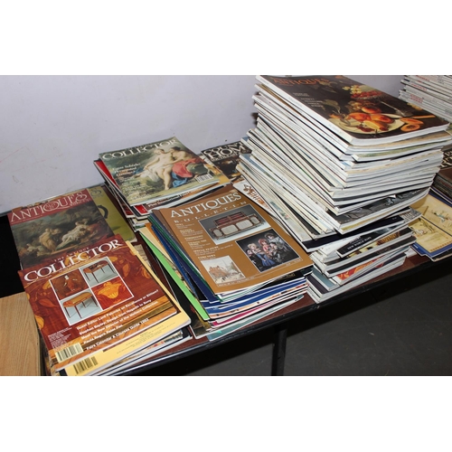 566 - A huge qty of assorted mainly antiques related magazines and publications