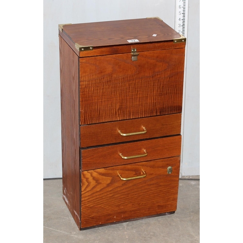 72 - Wooden multi drawer storage unit