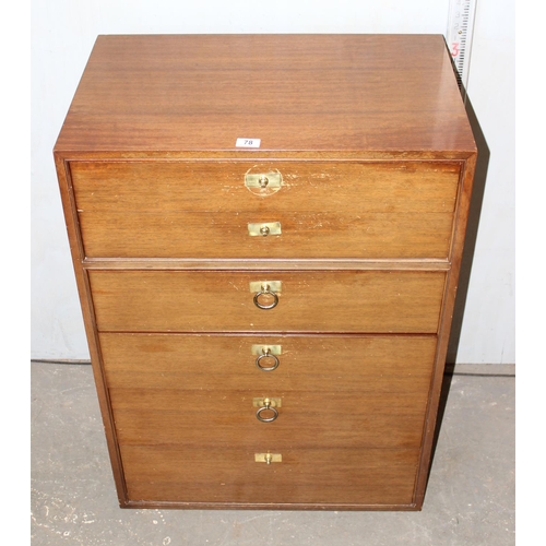 78 - Retro G-Plan 6 drawer chest of drawers