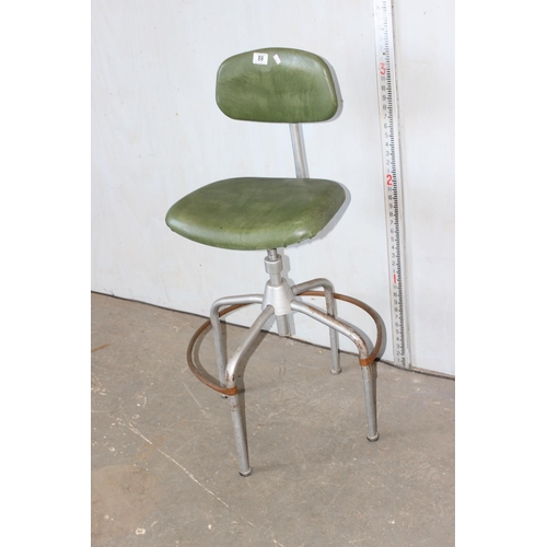 88 - A vintage industrial stool