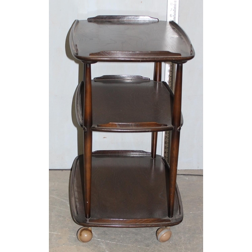 146 - Ercol 3 tier tea trolley