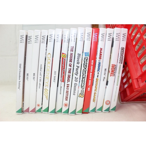 1513 - Qty of Nintendo Wii games, Wii fit etc