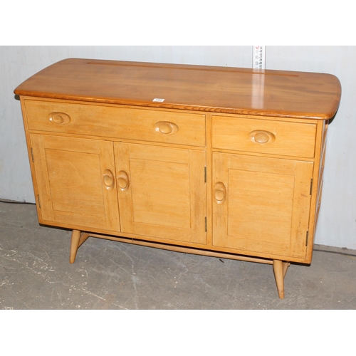 157 - A mid-century Ercol model 351 2 drawer, 3 door sideboard in blonde