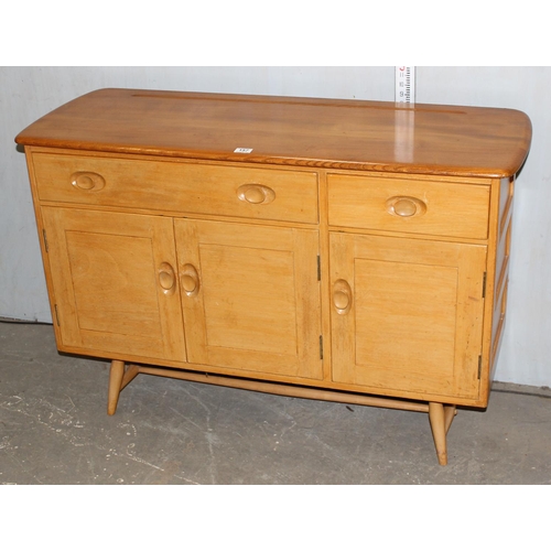 157 - A mid-century Ercol model 351 2 drawer, 3 door sideboard in blonde