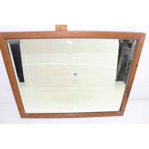 461 - Vintage wooden framed mirror