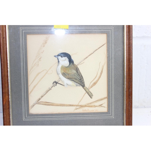 466 - Leonard. A. Holloway (XX) 5 original watercolours of birds, Sussex artist