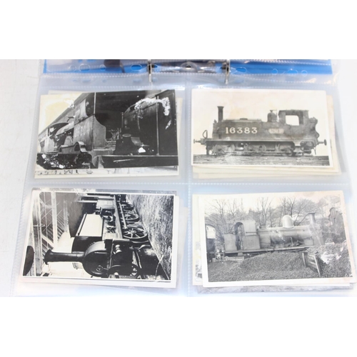 572 - A large qty of assorted antique and later postcards, photographs etc, mainly Railway and train relat... 