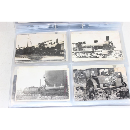 572 - A large qty of assorted antique and later postcards, photographs etc, mainly Railway and train relat... 