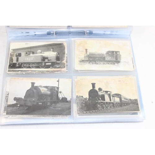 572 - A large qty of assorted antique and later postcards, photographs etc, mainly Railway and train relat... 