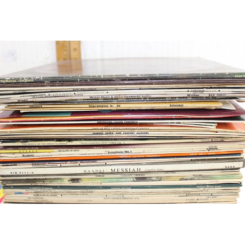 650 - Large qty of assorted vinyl records to inc The Beatles